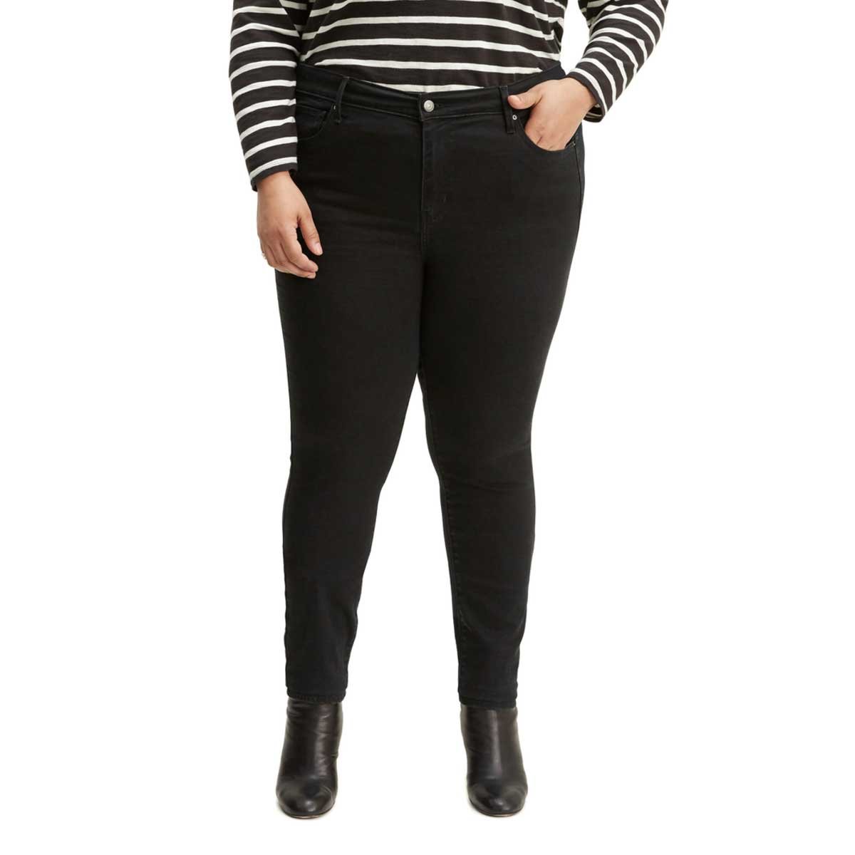 Jeans Skinny Fit Levi's 721 Cintura Alta para Mujer Curvy