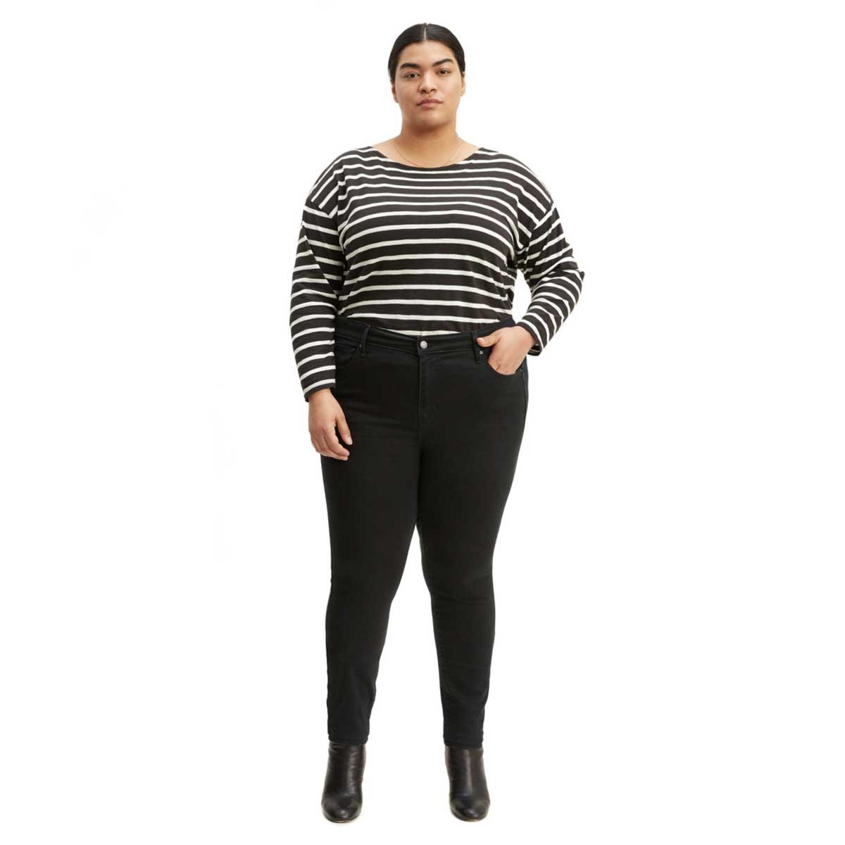 Jeans Skinny Fit Levi's 721 Cintura Alta para Mujer Curvy