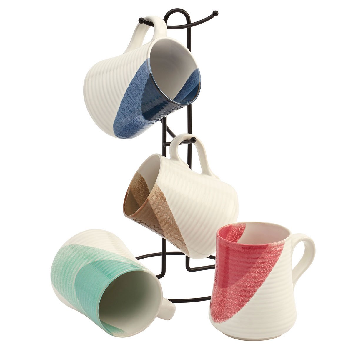 4 Tarros con Rack Tabletops Avenue