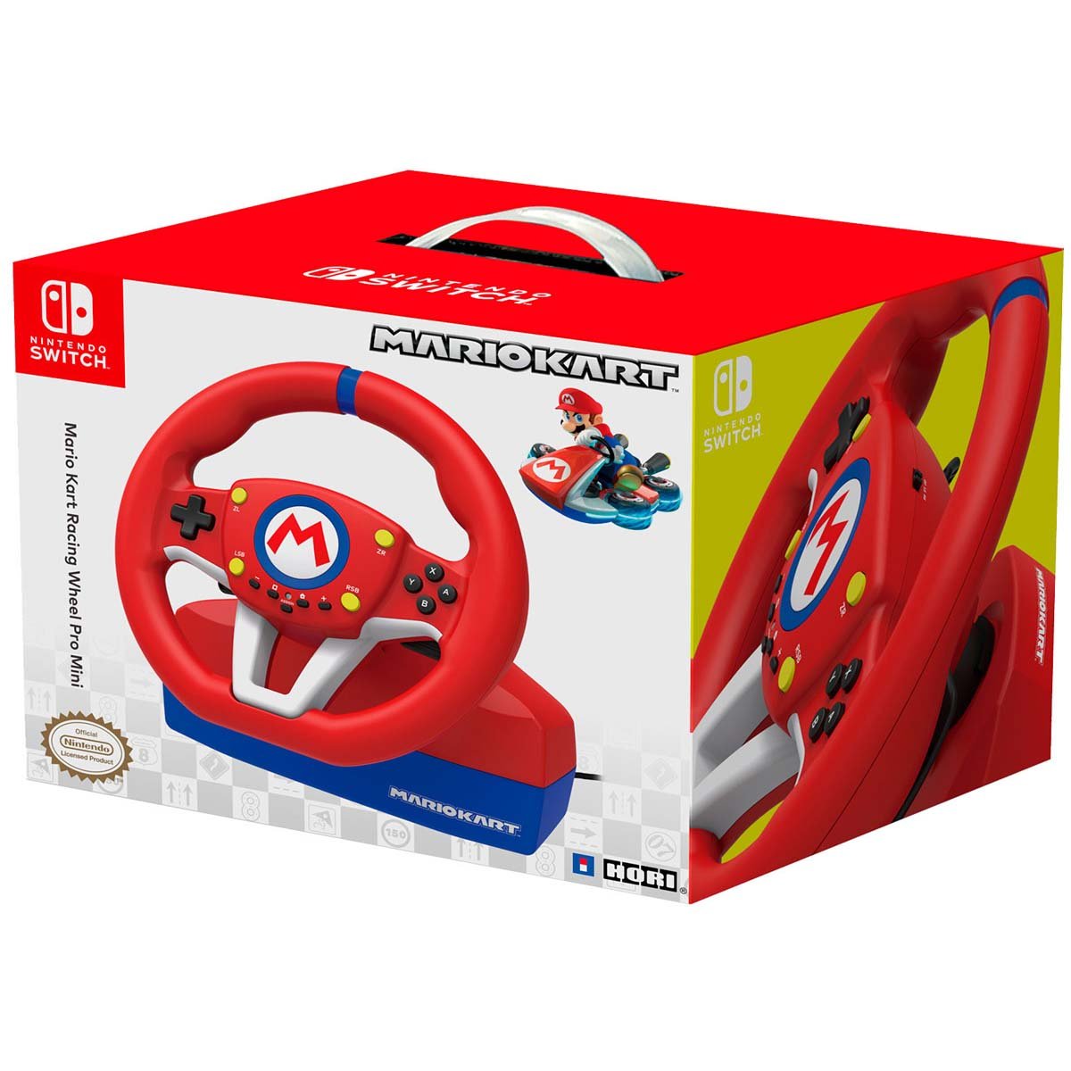 Volante Nintendo Switch Racing Wheel Pro Mario Kart Hori