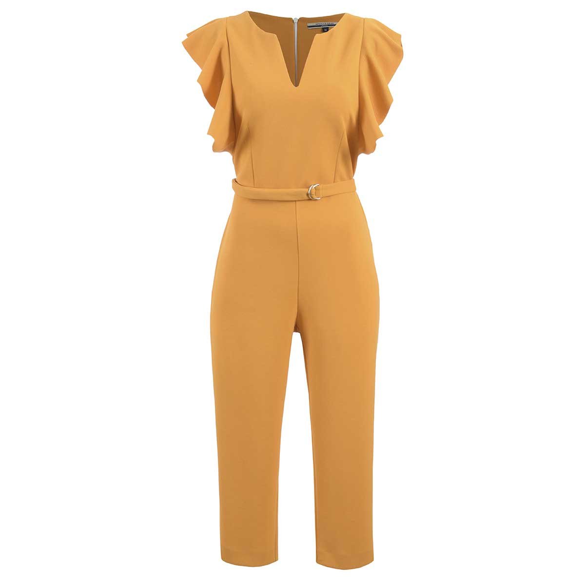 Jumpsuit con Escarola en Mangas Apostrophe para Dama