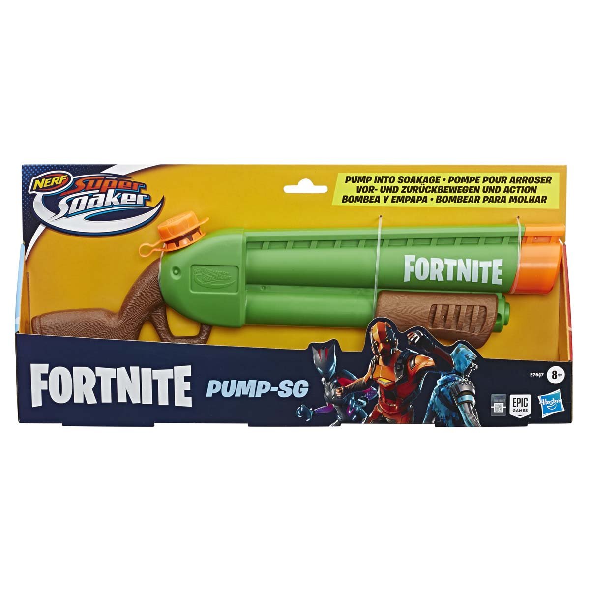 Lanzador de Agua Pump Supersoaker Fortnite