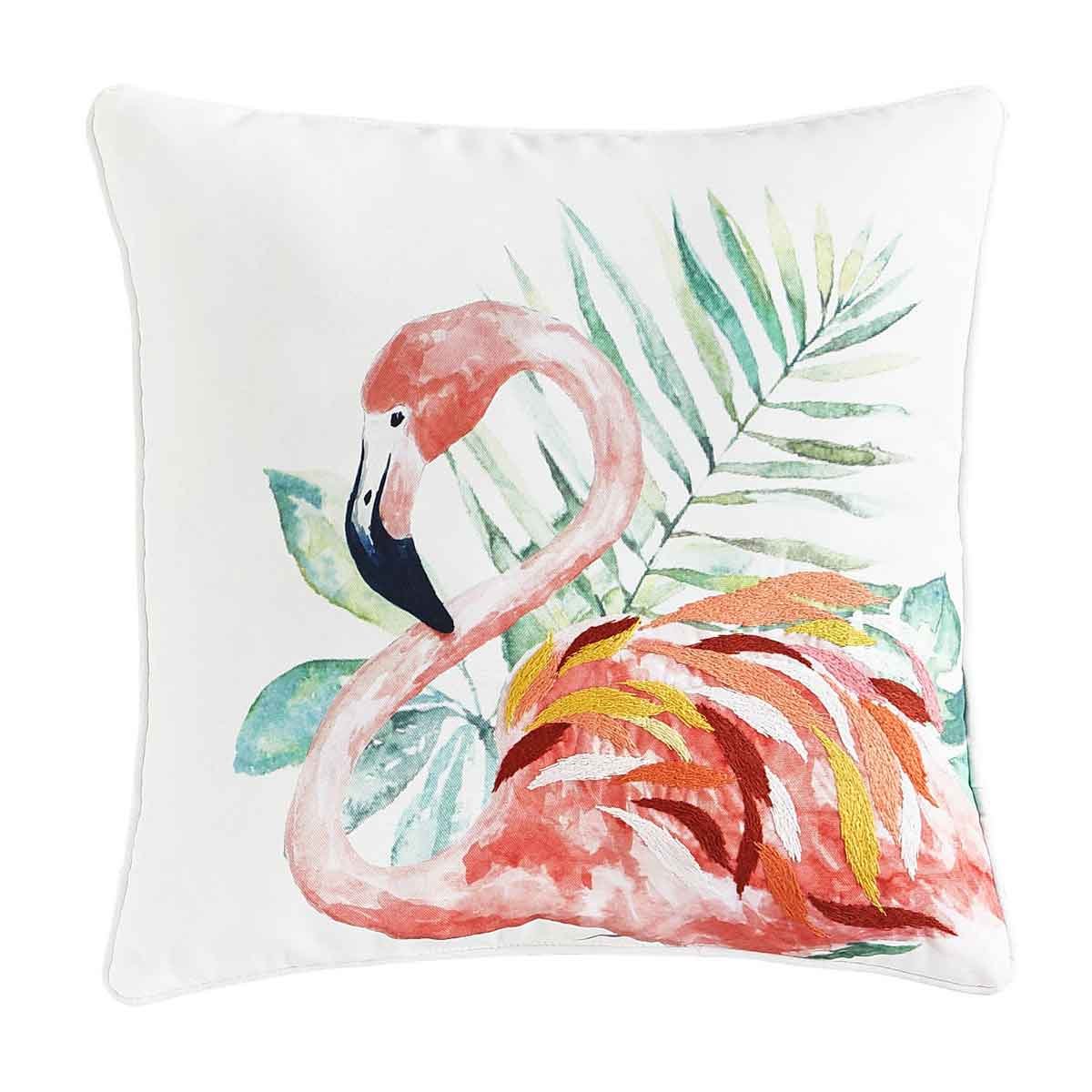 Cojín Embroidered Flamingo Pier 1 Imports