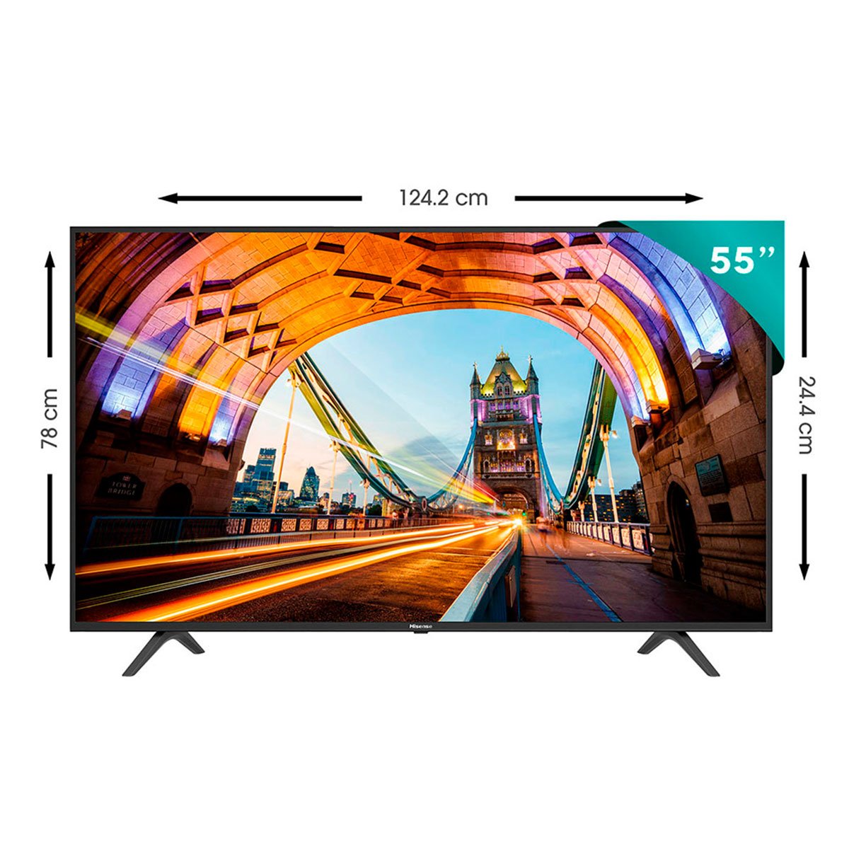 Pantalla 55&quot; Uhd Smart 55H6F Hisense