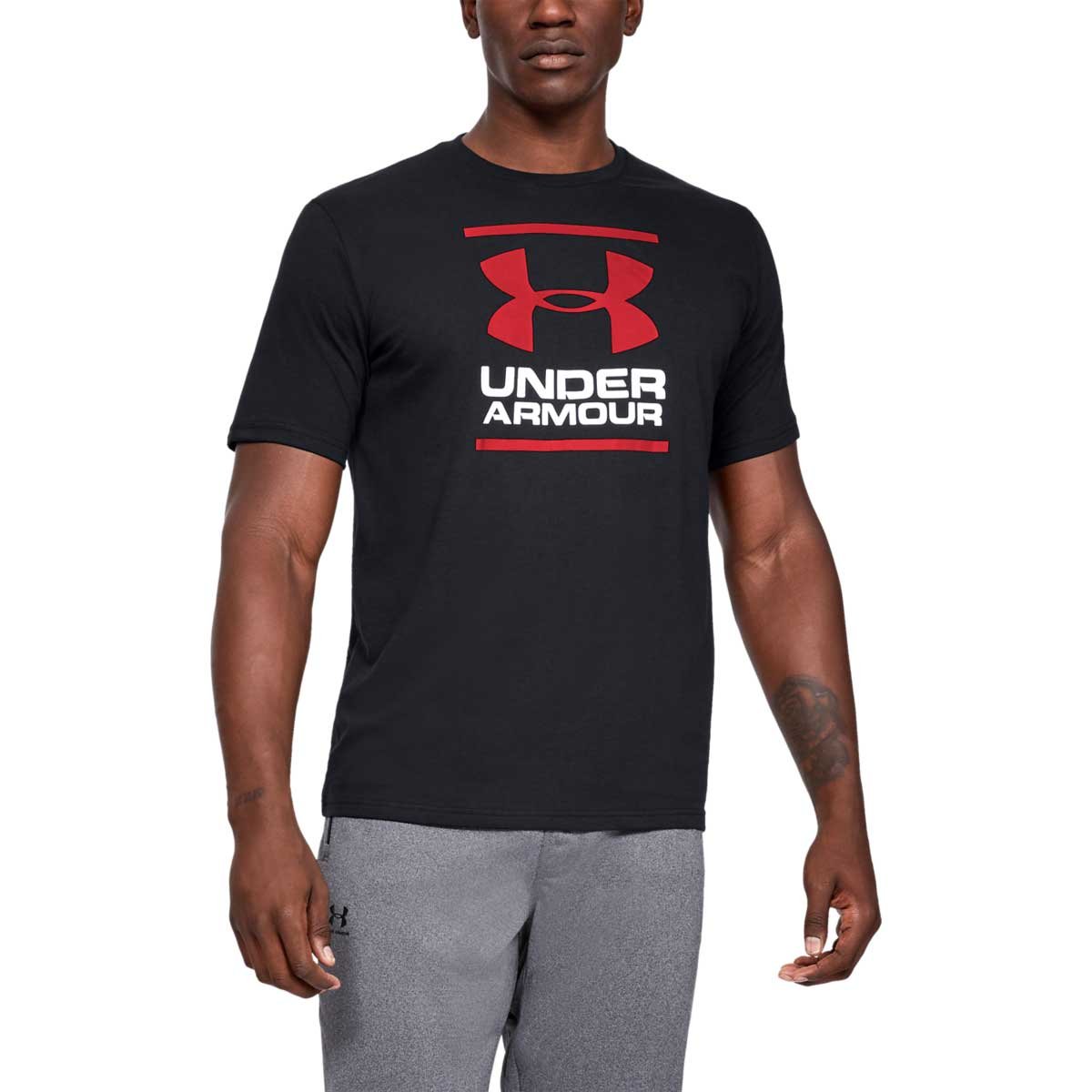 Playera Manga Corta Negra Under Armour para Hombre