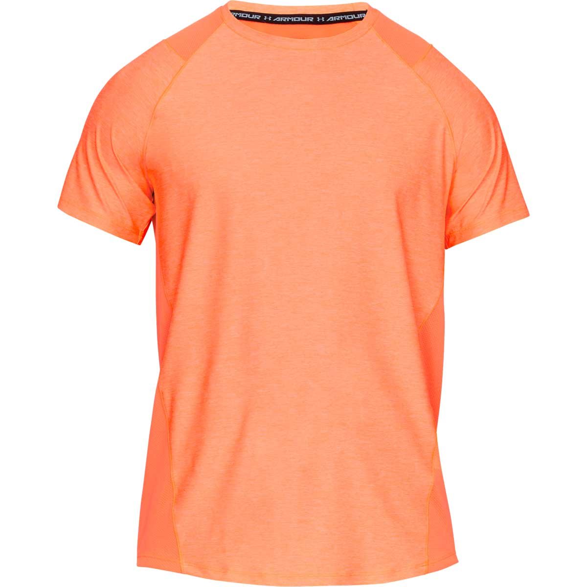Playera Manga Corta Naranja Under Armour - Caballero