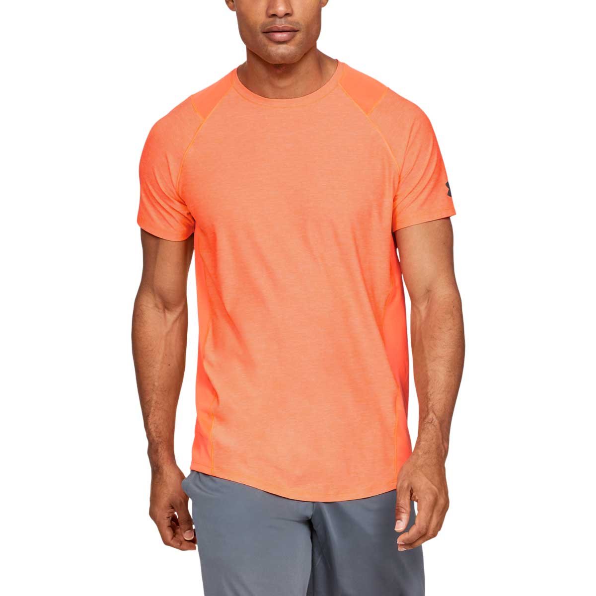 Playera Manga Corta Naranja Under Armour - Caballero