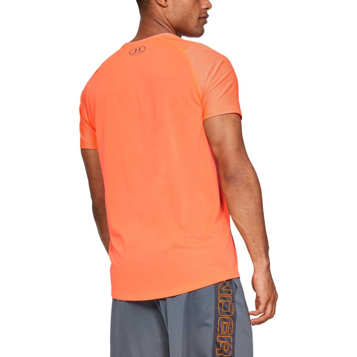 Playera Manga Corta Naranja Under Armour - Caballero