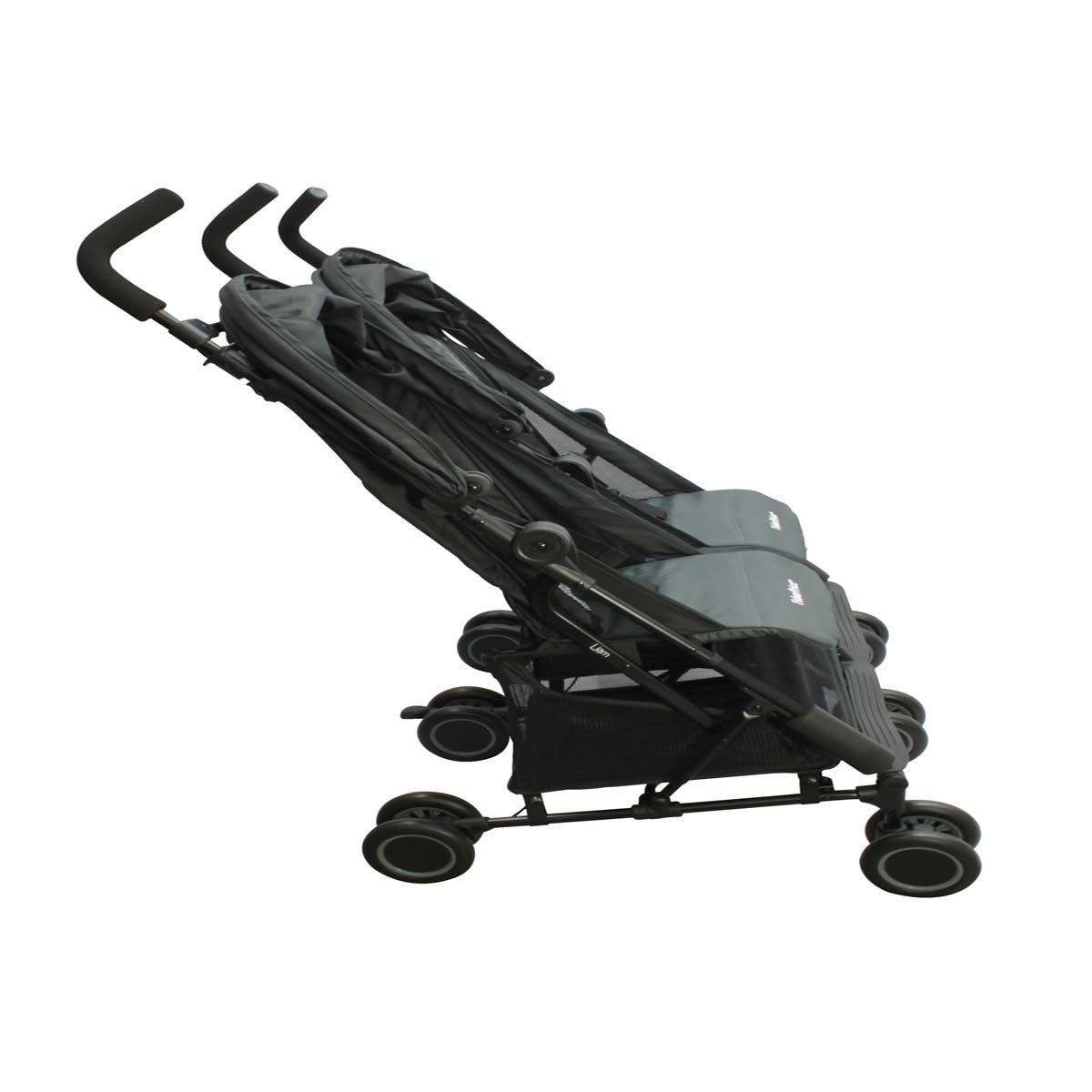 Carriola Doble Gris Dúo Liam Fisher Price