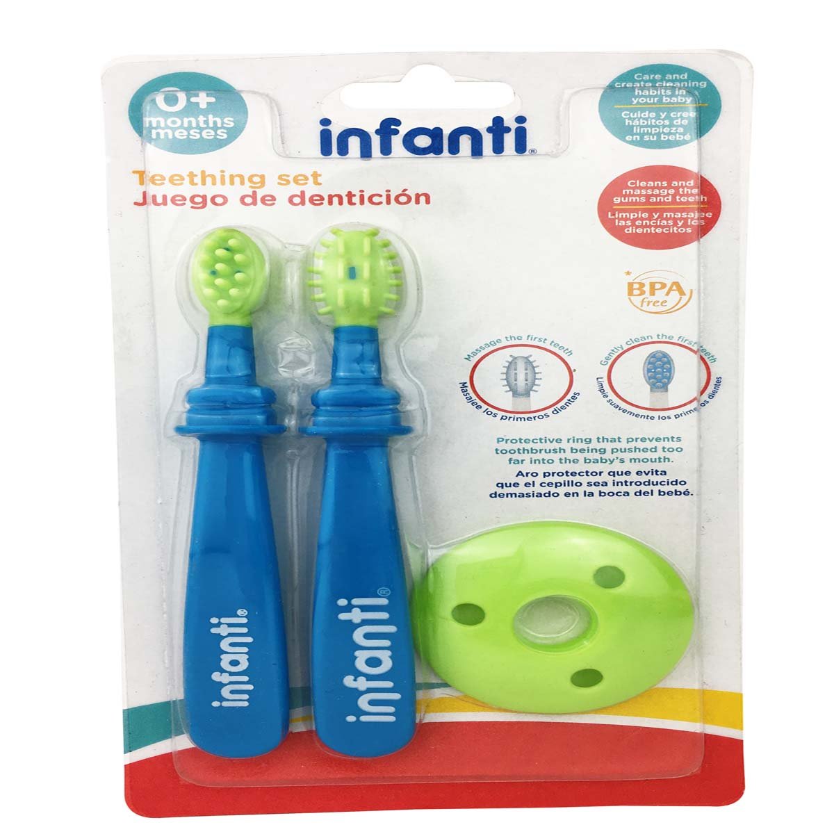Set de Higiene Dental de 3 Piezas Azul Infanti