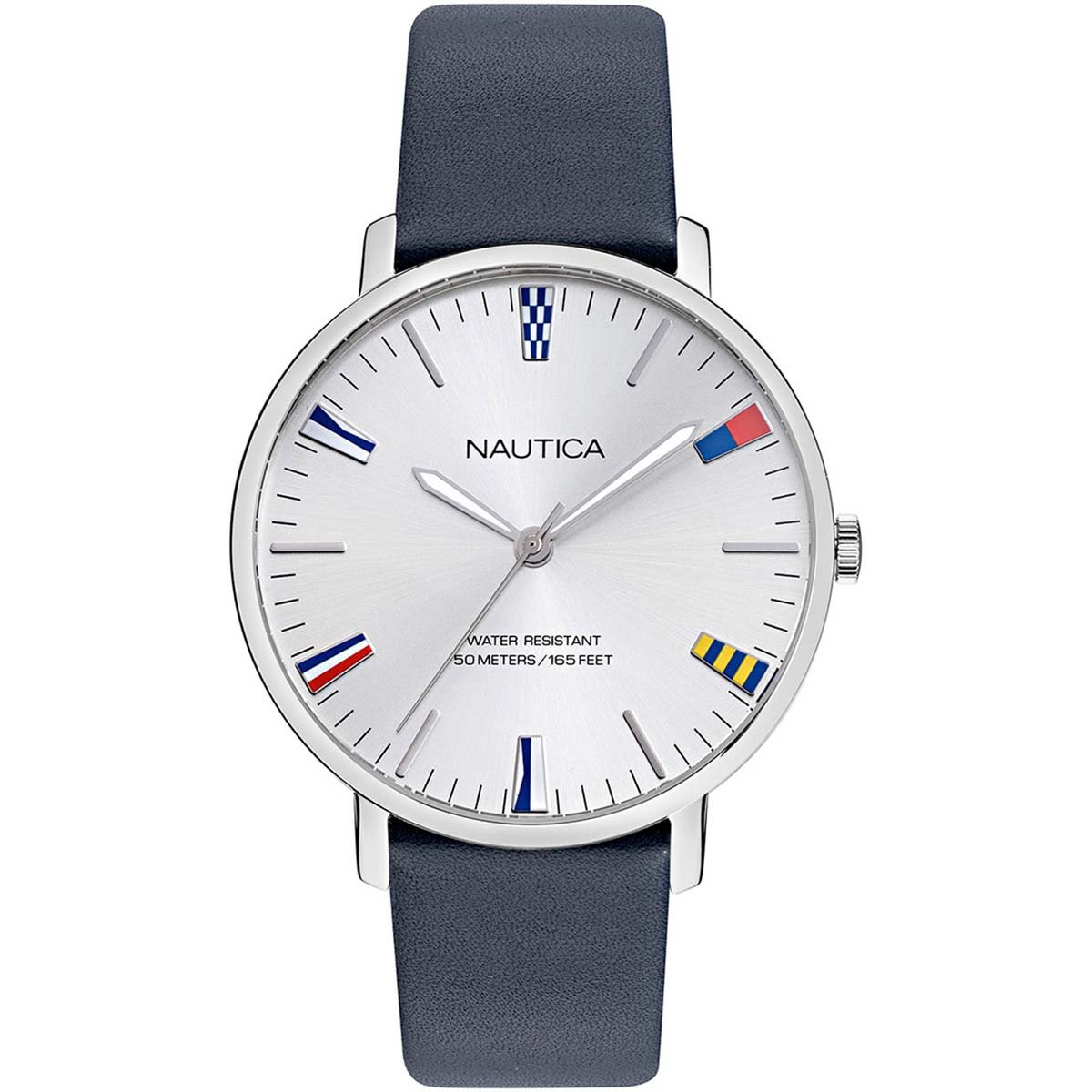 Reloj para Caballero Correa de Piel Azul Nautica