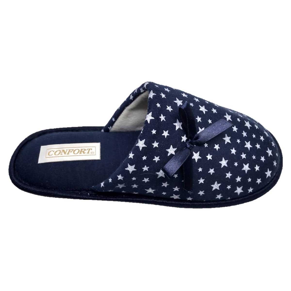 Pantufla Estampado Estrella Confort