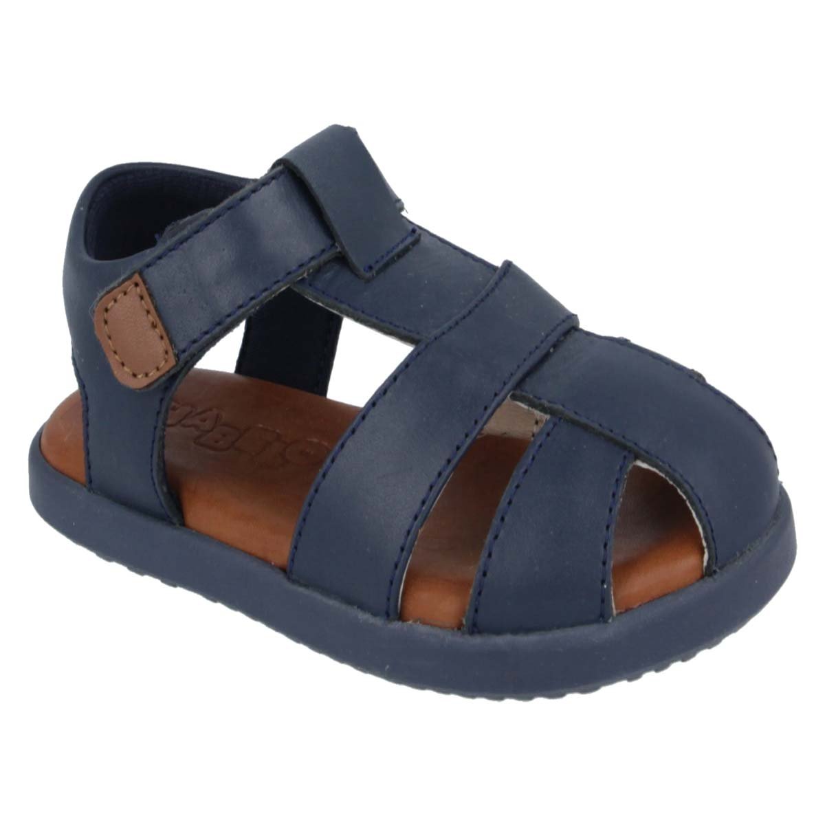 Huarache Cerrado Azul Marino Chabelo para Niño