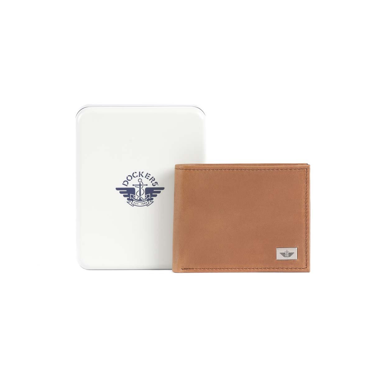 Cartera Dockers Bifold Color Café para Hombre