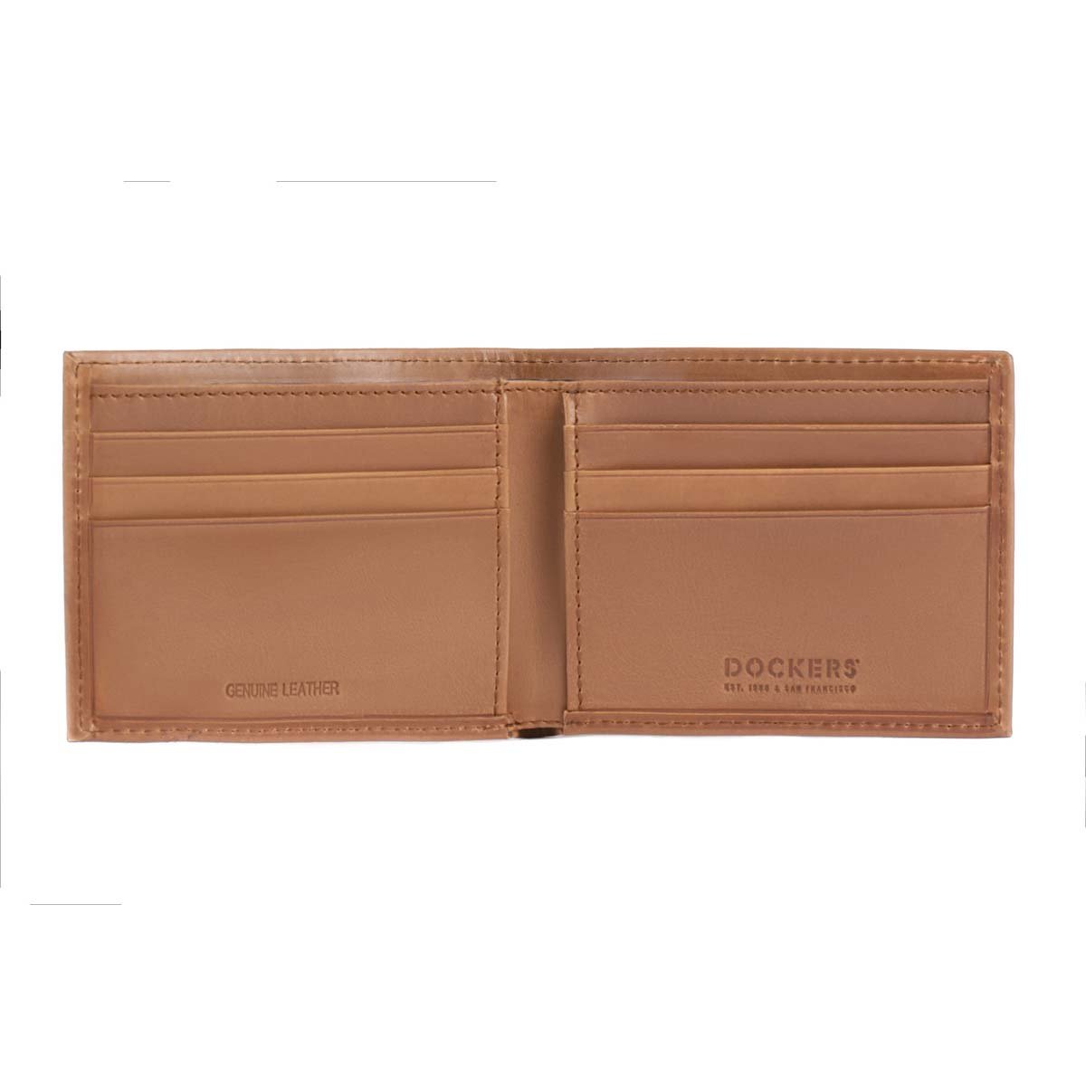 Cartera Dockers Bifold Color Café para Hombre