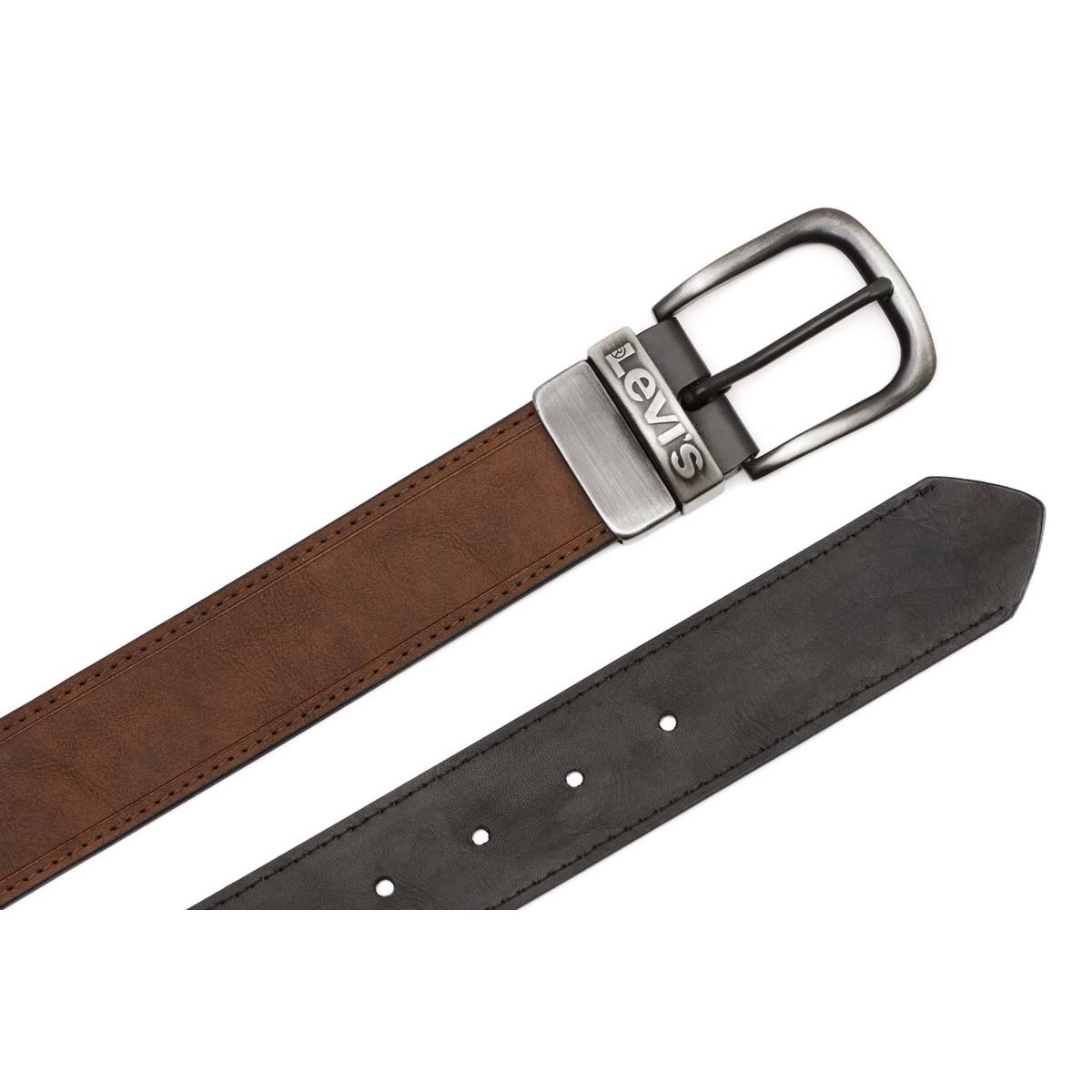 Cinturón Levi's Reversible Café Claro para Hombre