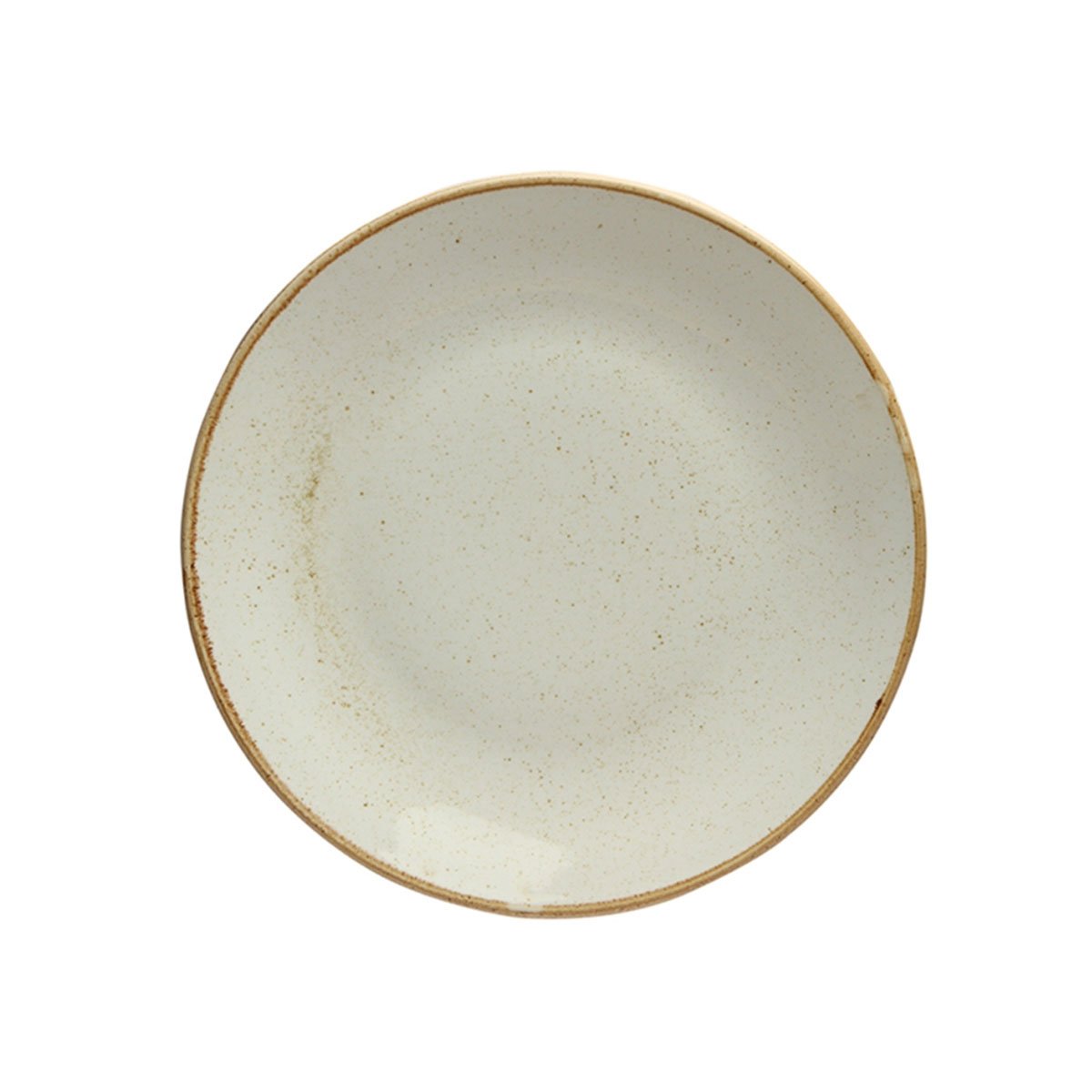 Plato Postre Beige de 18 Cms Seasons