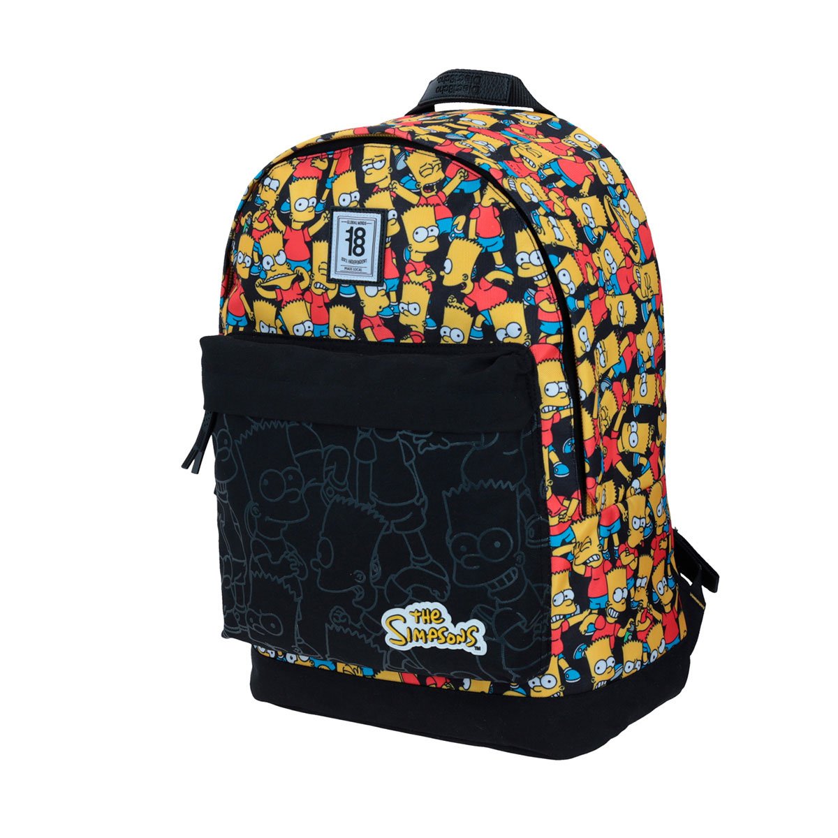 Mochila Negra Bart Simpson 1818