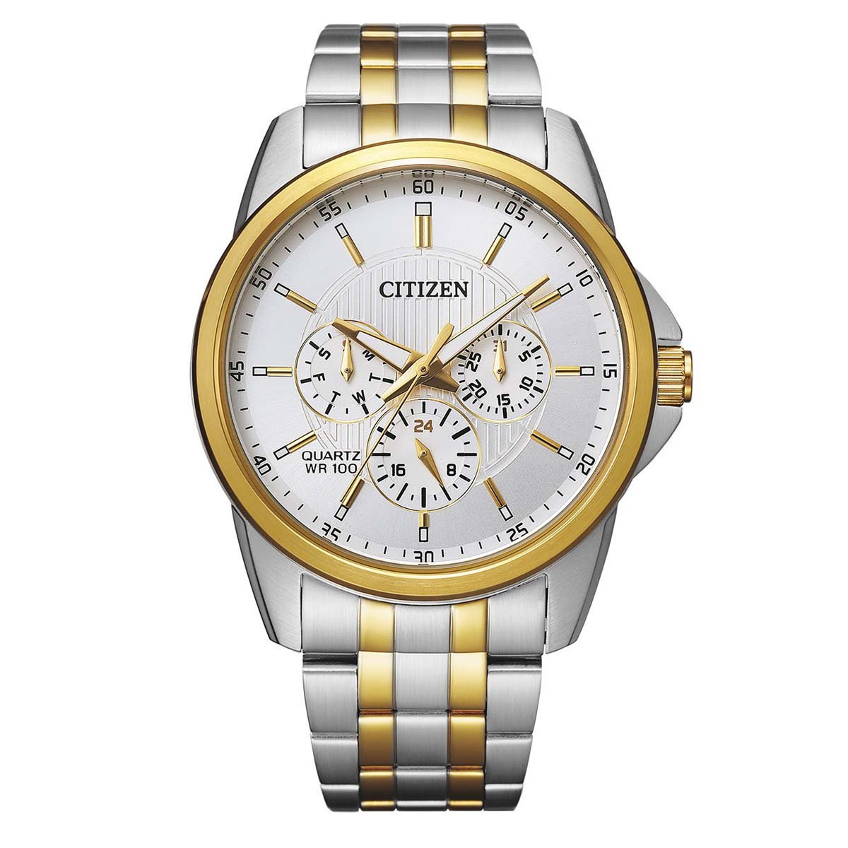 Reloj Citizen Plata con Dorado para Caballero