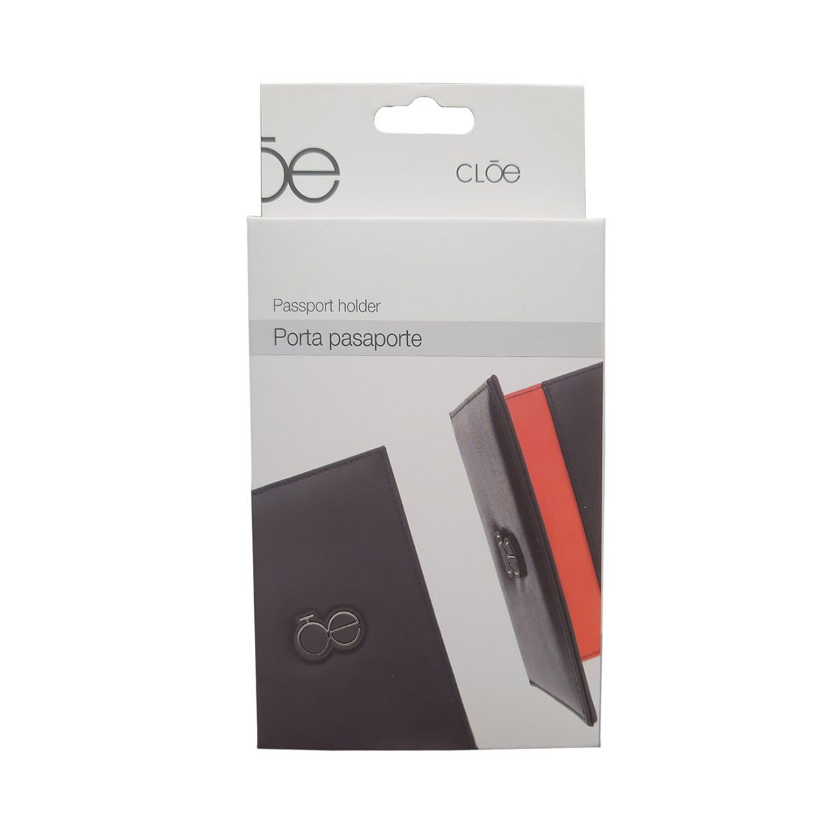 Porta Pasaporte Negro Cloe