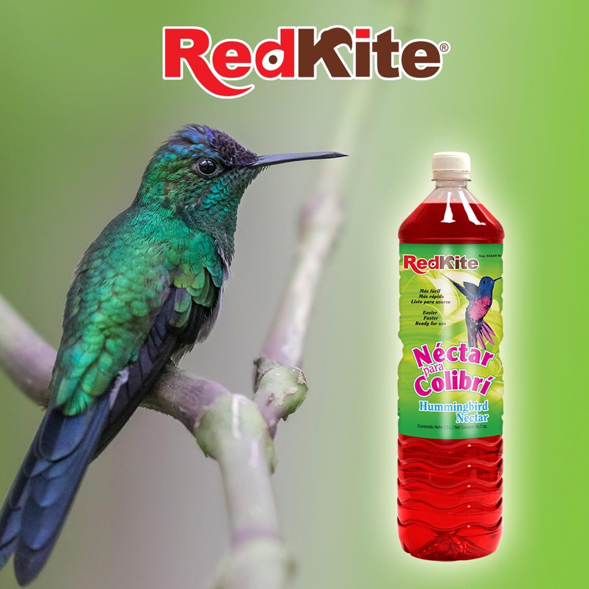 Néctar Líquido para Colibris 1.5Lt Acuario Lomas