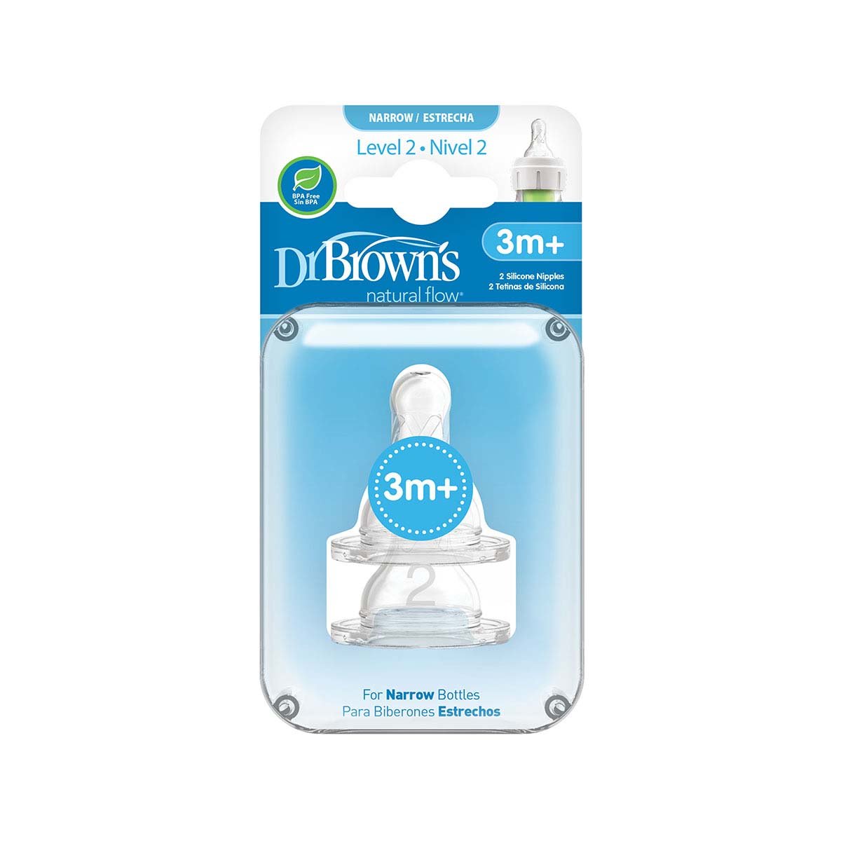 Tetina Estándar para Bebé Options+ Nivel 2 Dr. Browns