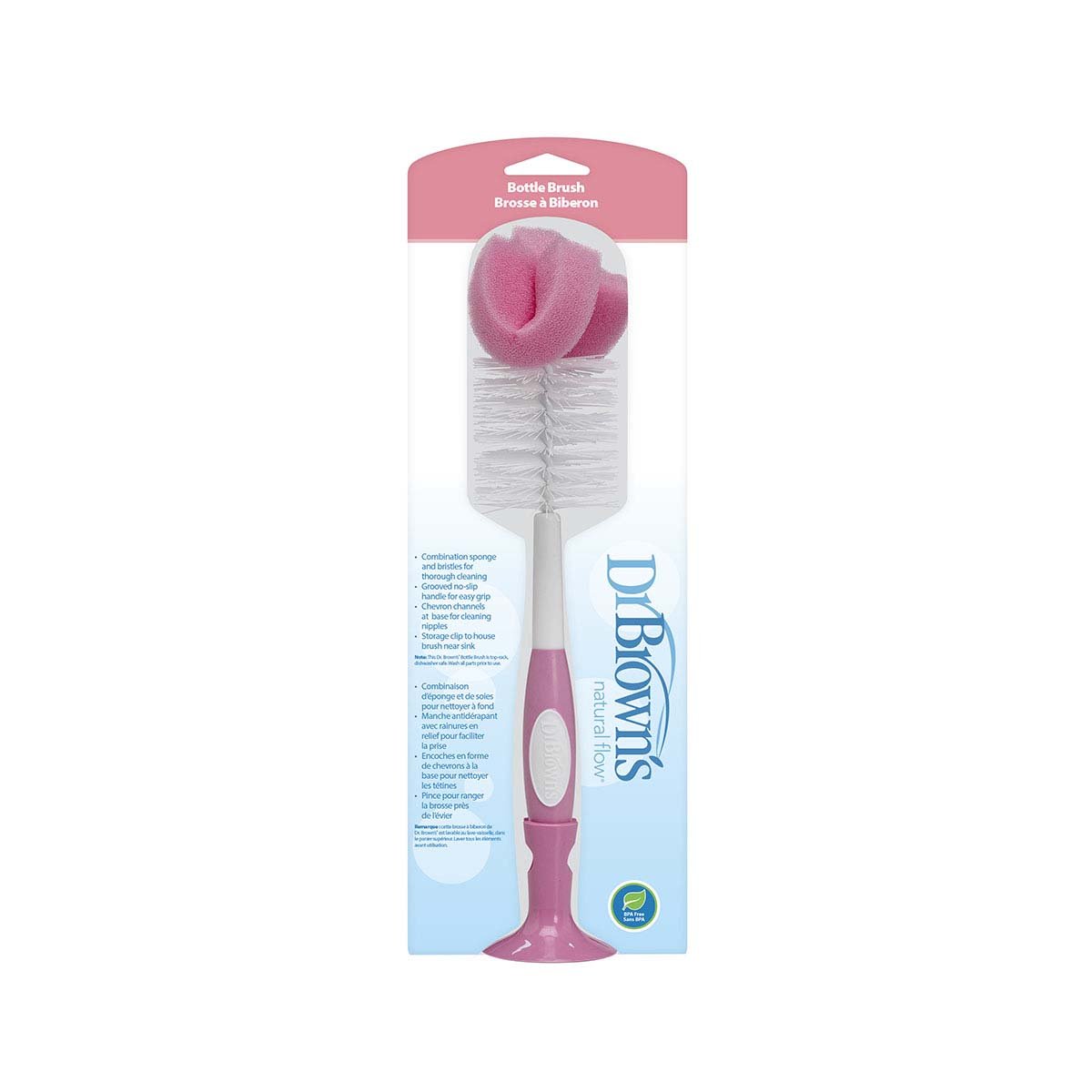 Cepillo Rosa de Biberón Dr. Browns