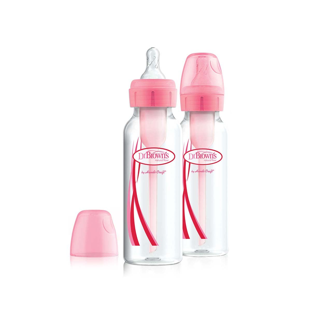 Biberón Estándar de 8 Oz. para Bebé Options+ Rosa Dr. Brown's