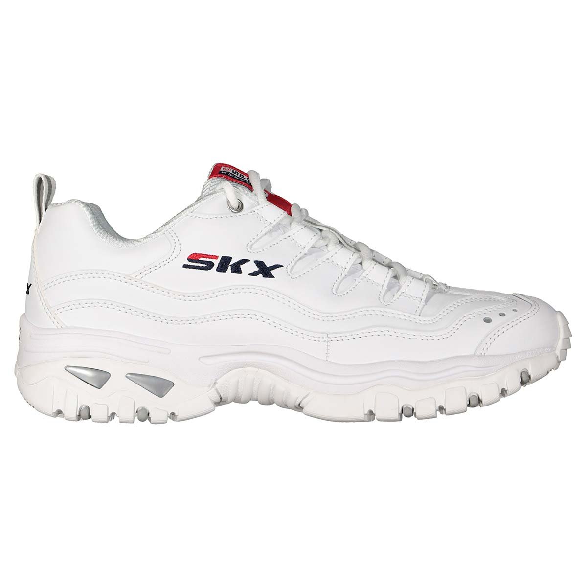 tenis skechers blancos hombre