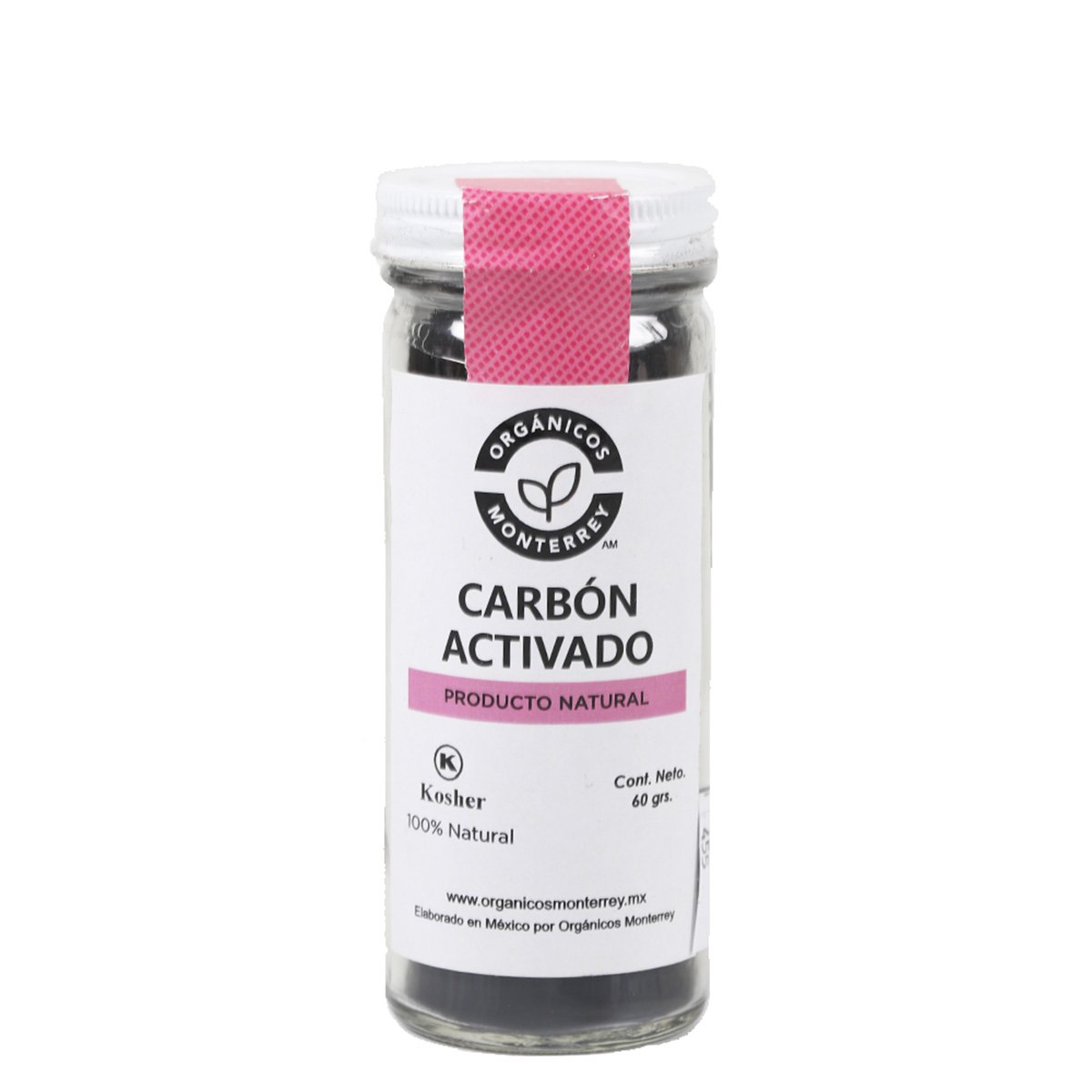 carbón Activado 60 G Orgánicos Monterrey
