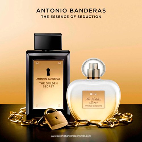 Estuche Fragancia para Dama Antonio Banderas Her Golden Secret Edt 80Ml + Body Lotion 75Ml