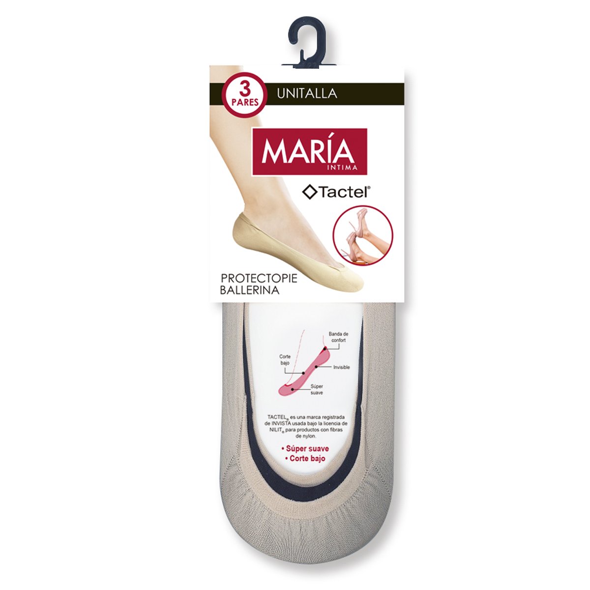 3Pack Protectopie Corte Bajo Maria Íntima Modelo Elo 6 para Mujer