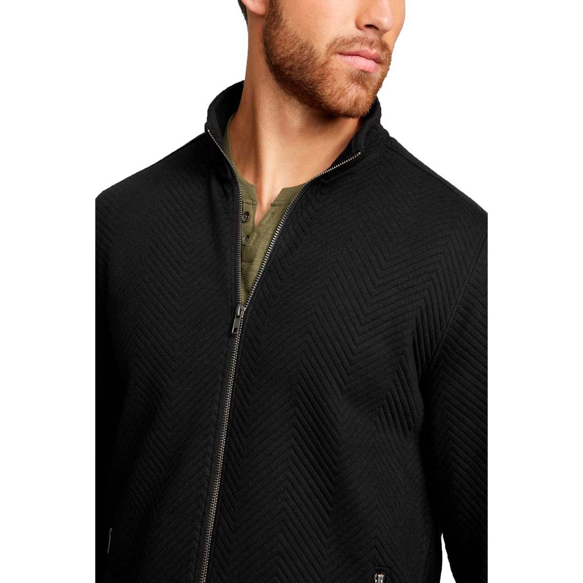 Suéter Negro con Cierre G By Guess para Caballero