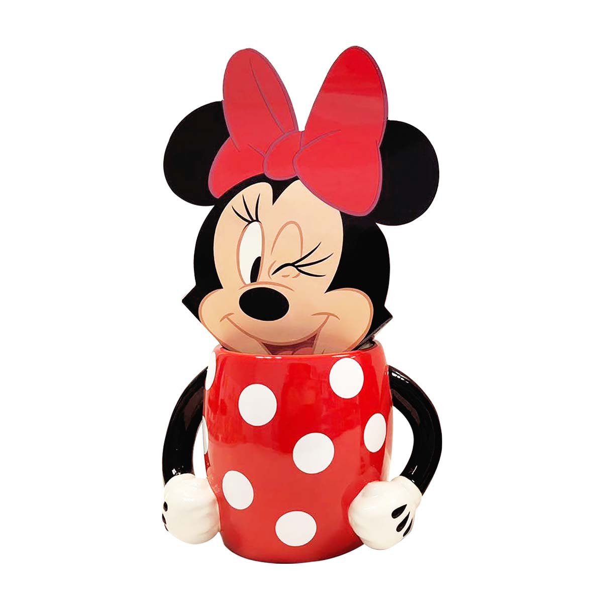 Taza 3D con Figura de  Mickey Y Minnie con Cocoa