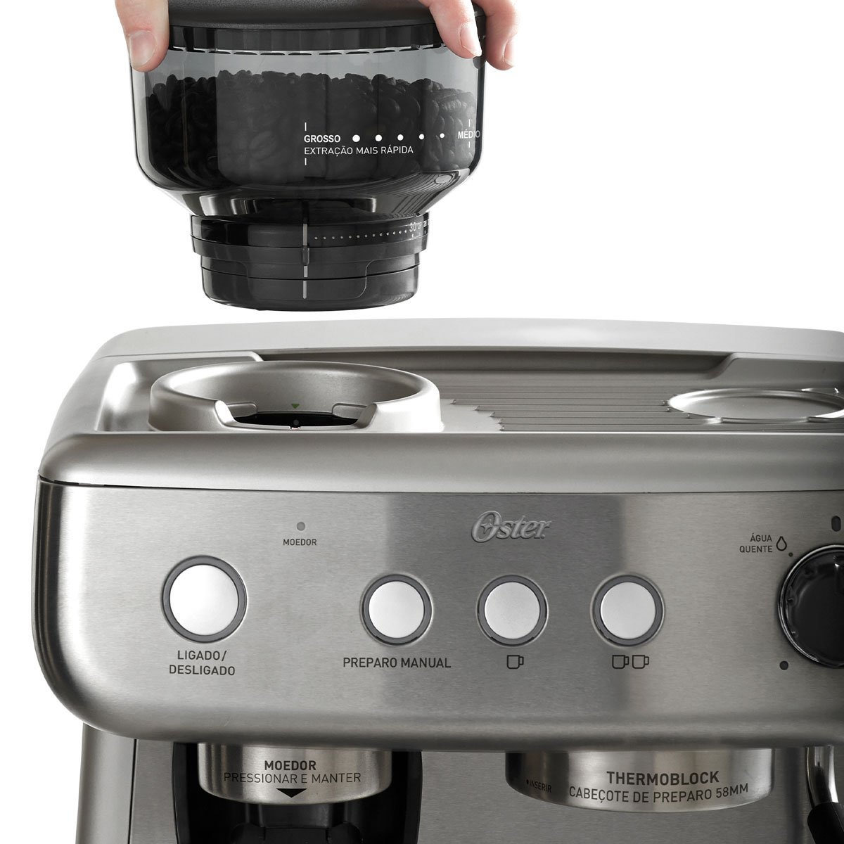 Cafetera Oster Barista Max Bvstem7300 Automática Espresso