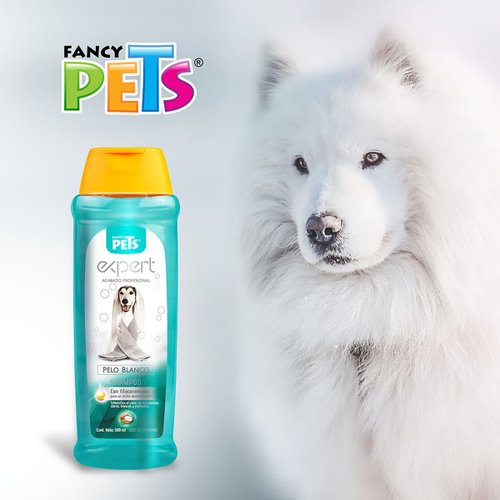 Shampoo para Pelo Blanco Expert 500Ml Acuario Lomas para Perro
