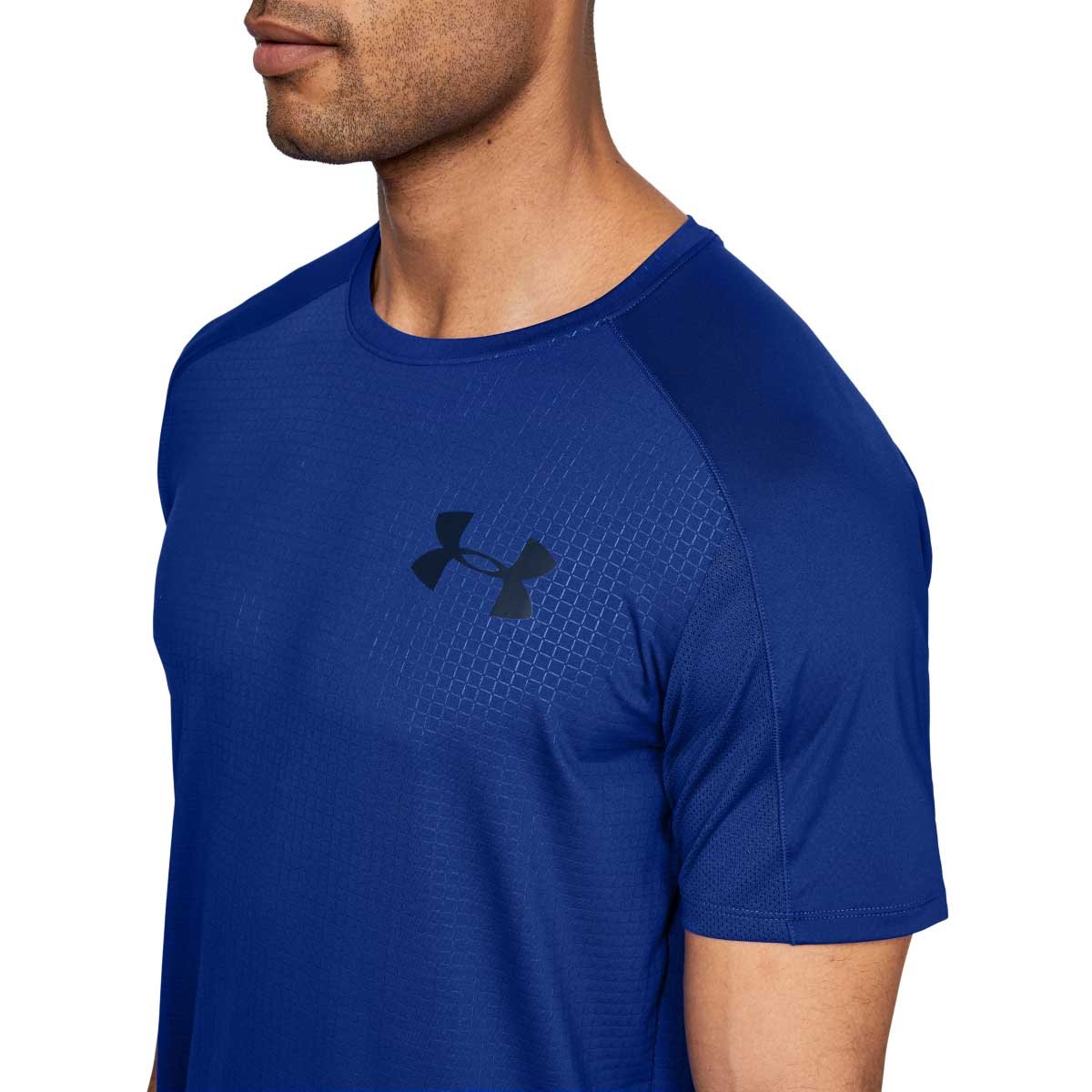 Playera Manga Corta Azul Under Armour - Caballero