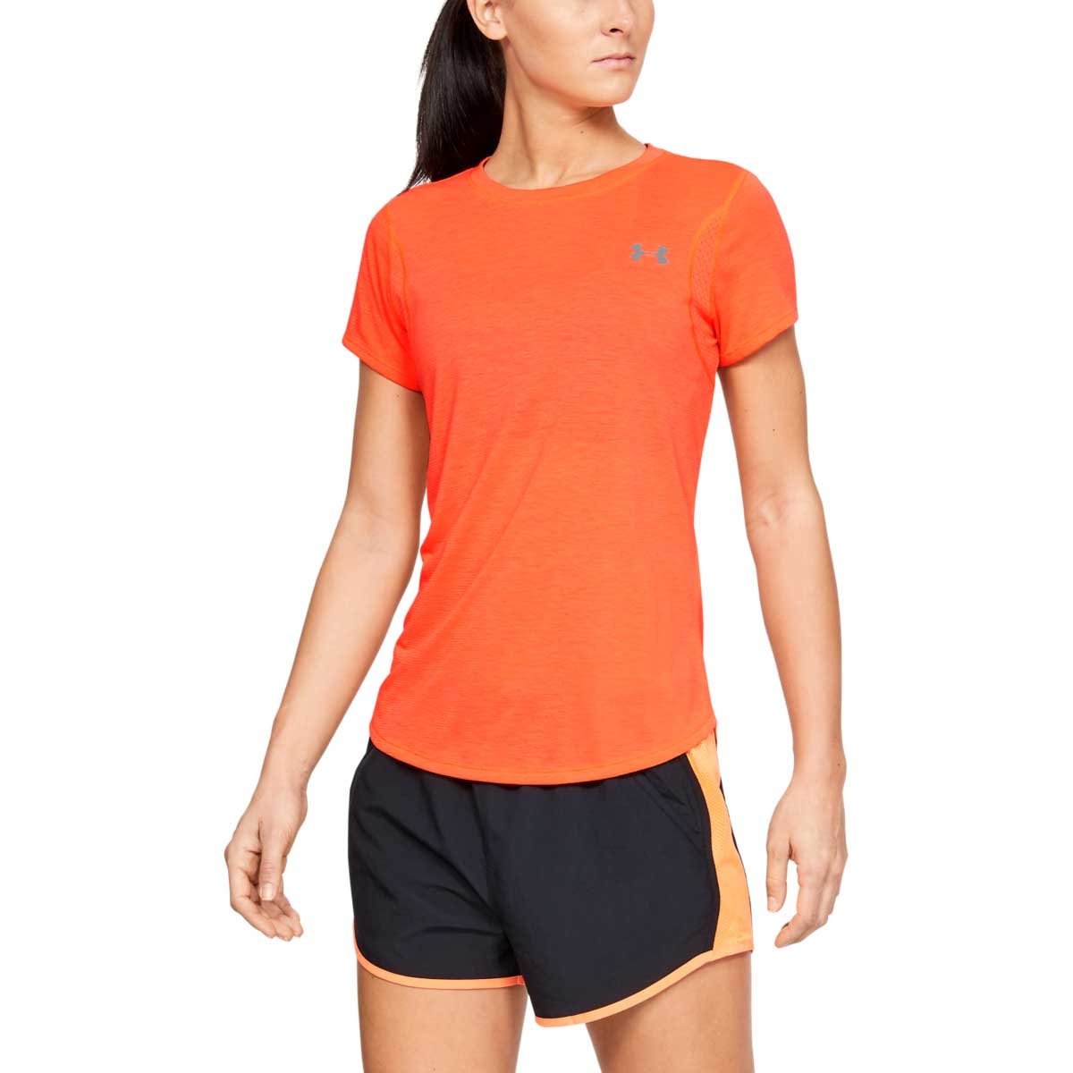 Playera Manga Corta Naranja Under Armour - Dama