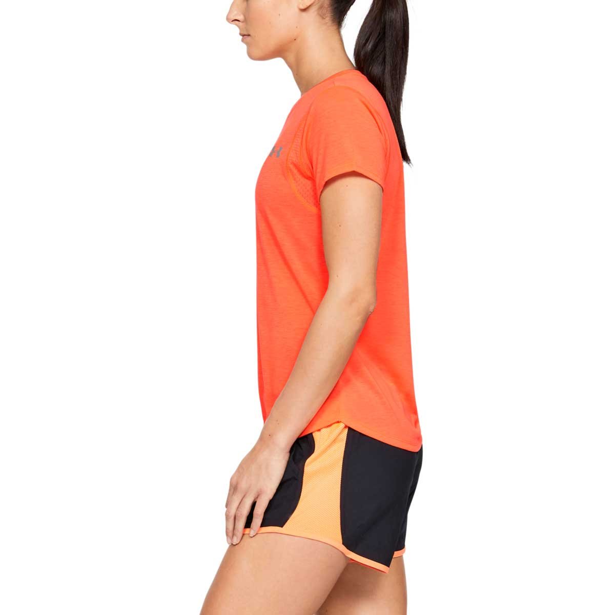 Playera Manga Corta Naranja Under Armour - Dama
