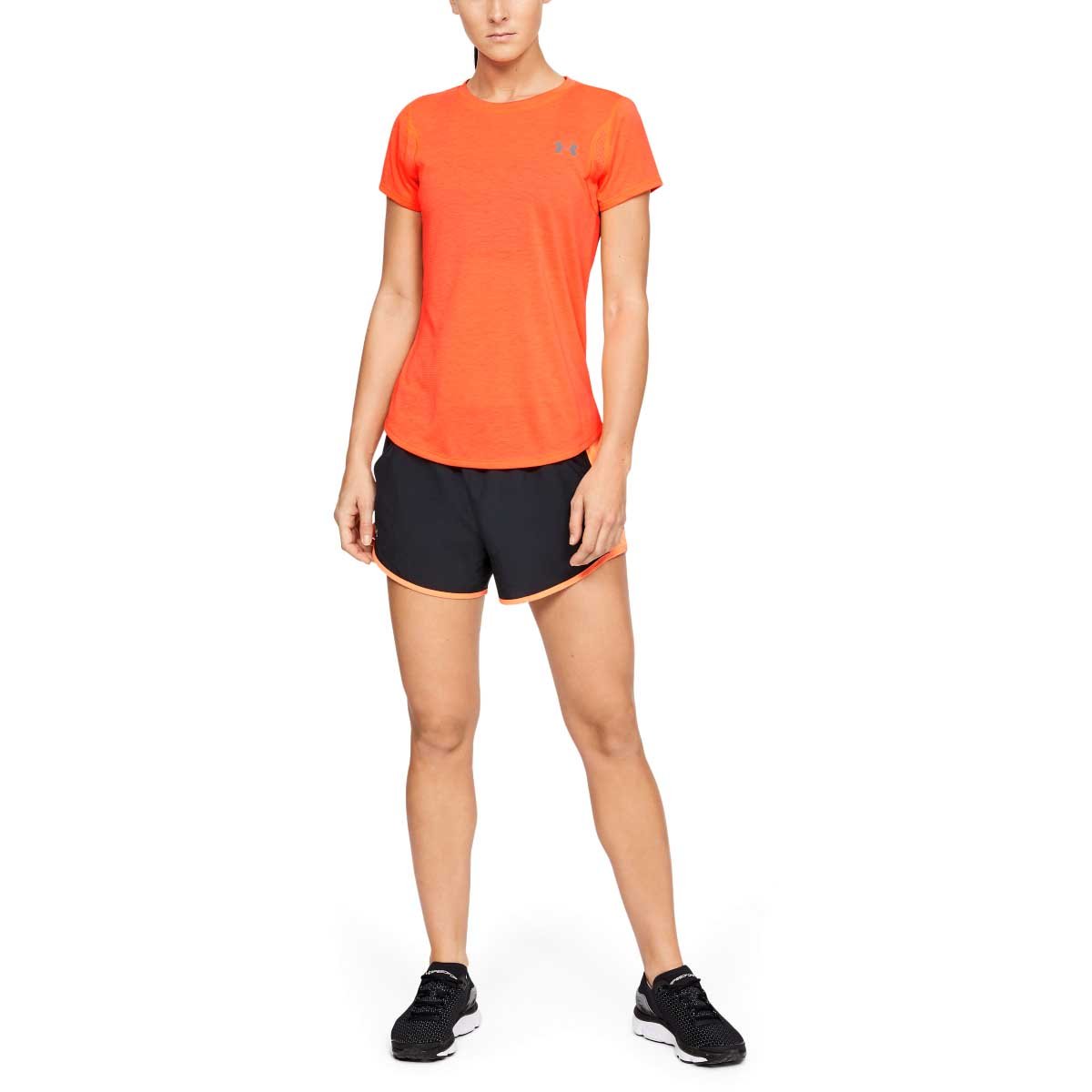 Playera Manga Corta Naranja Under Armour - Dama