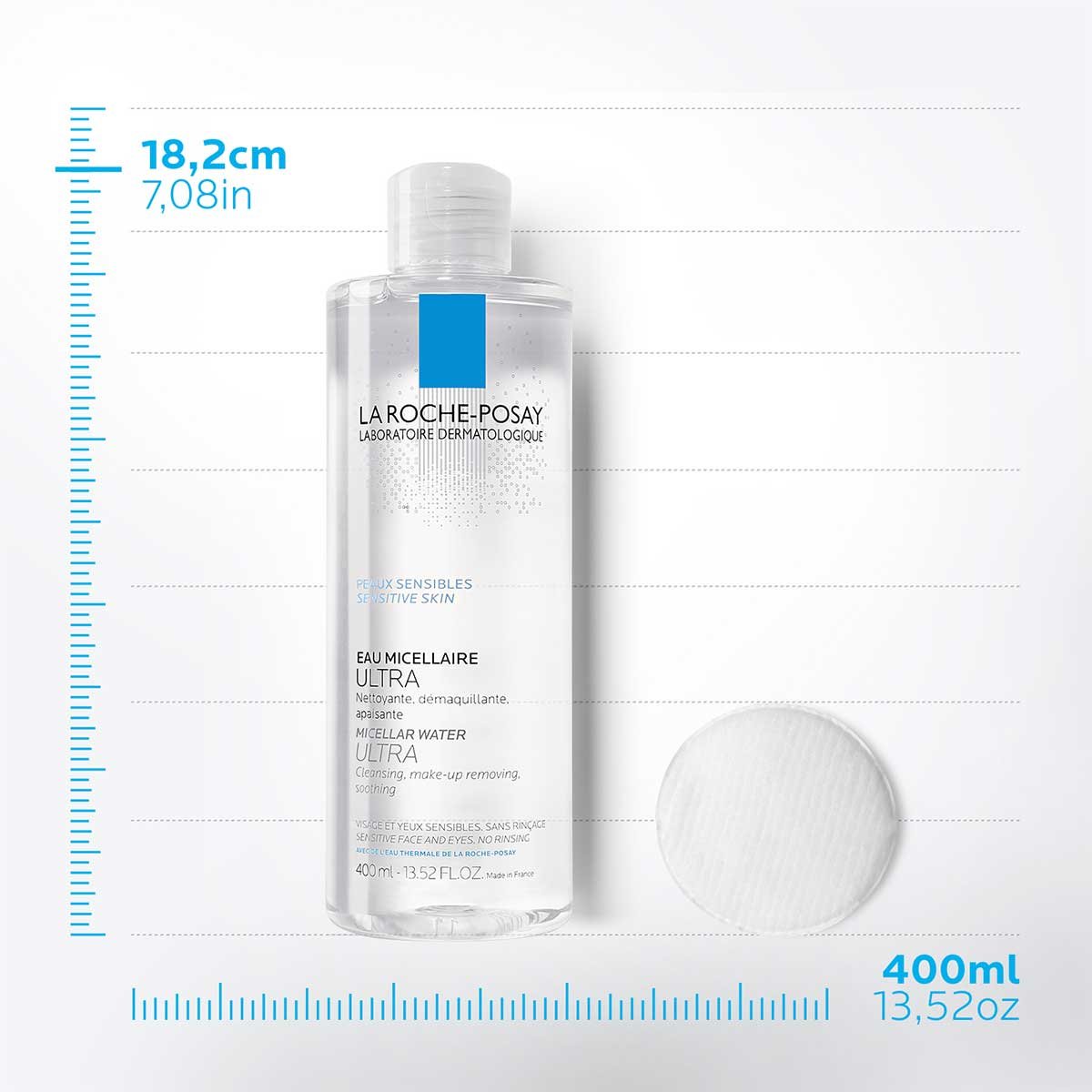 La Roche Posay Agua Micelar Ultra Calmante Piel Sensible 400Ml