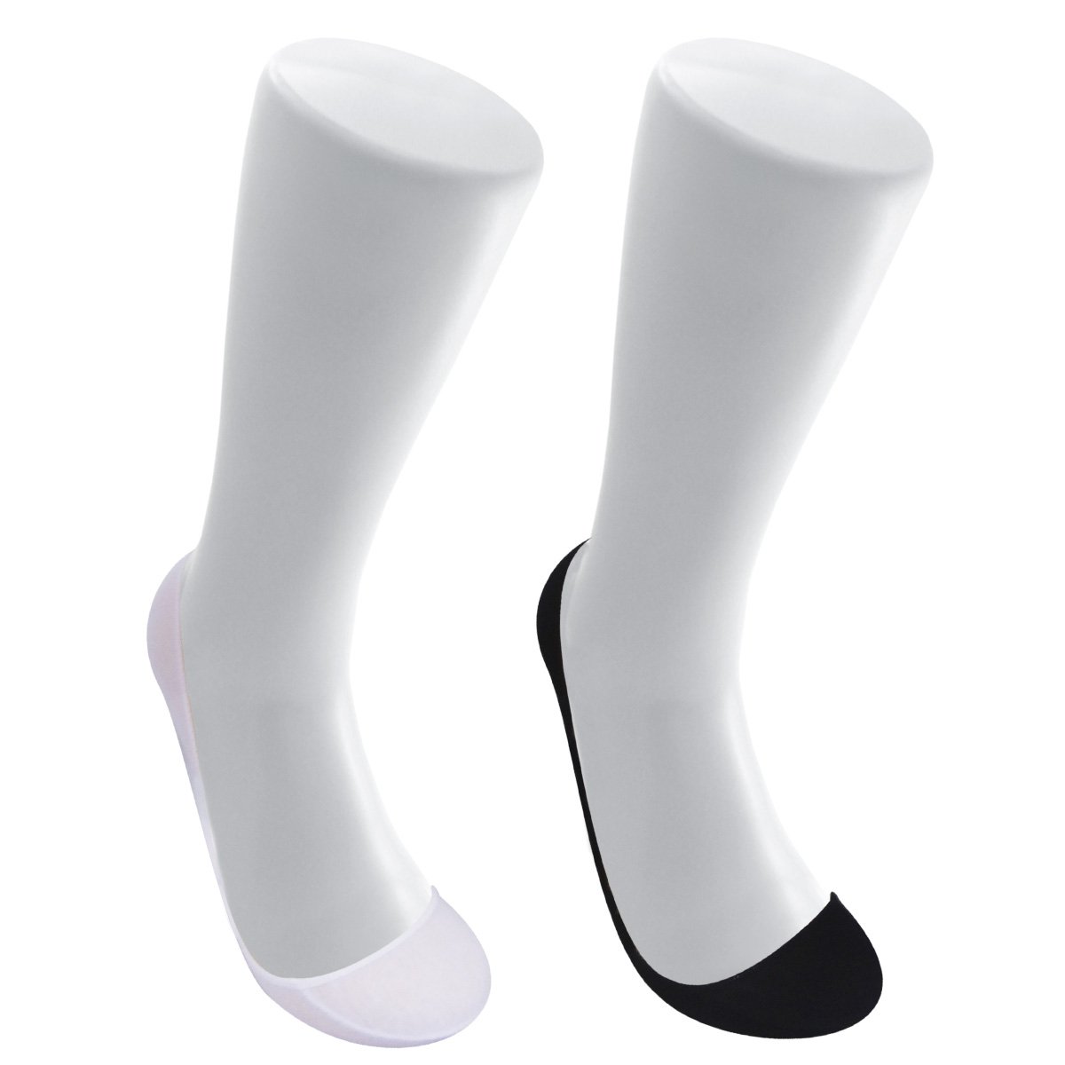 Protector Pie 2 Pares para Mujer Flat Blanco Y Negro Lee para Mujer