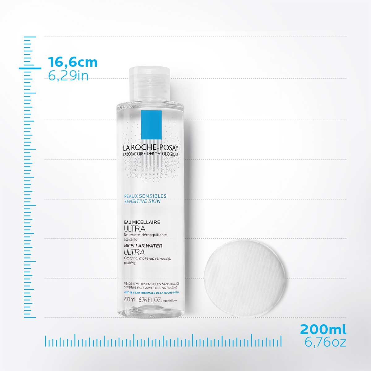 La Roche Posay Agua Micelar Ultra Calmante Piel Sensible 200Ml