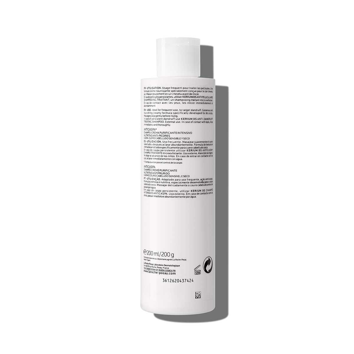 La Roche Posay Shampoo Kerium para Caspa Seca 200Ml