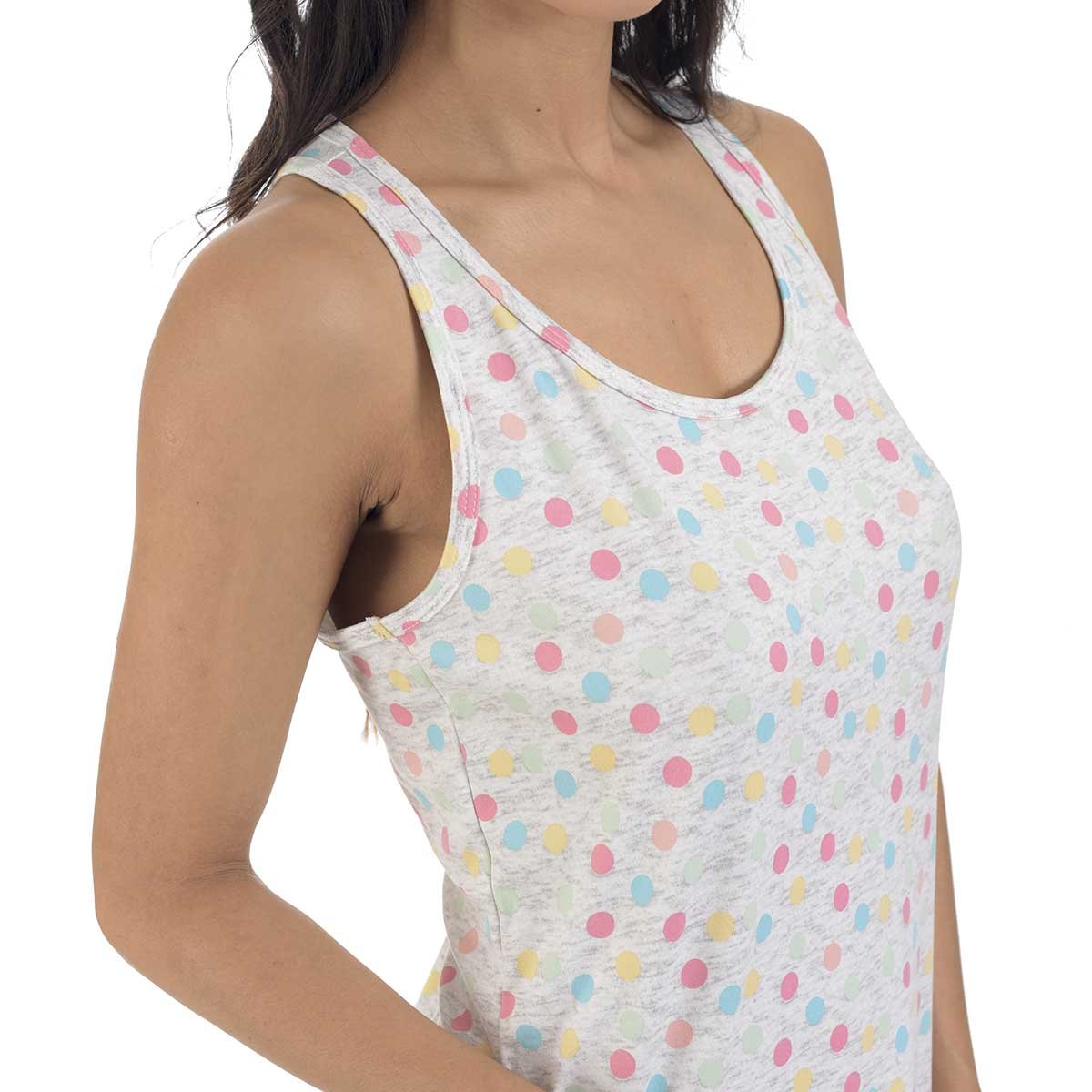 Camis&oacute;n para Dama Sin Mangas Estampado Malteada Incanto