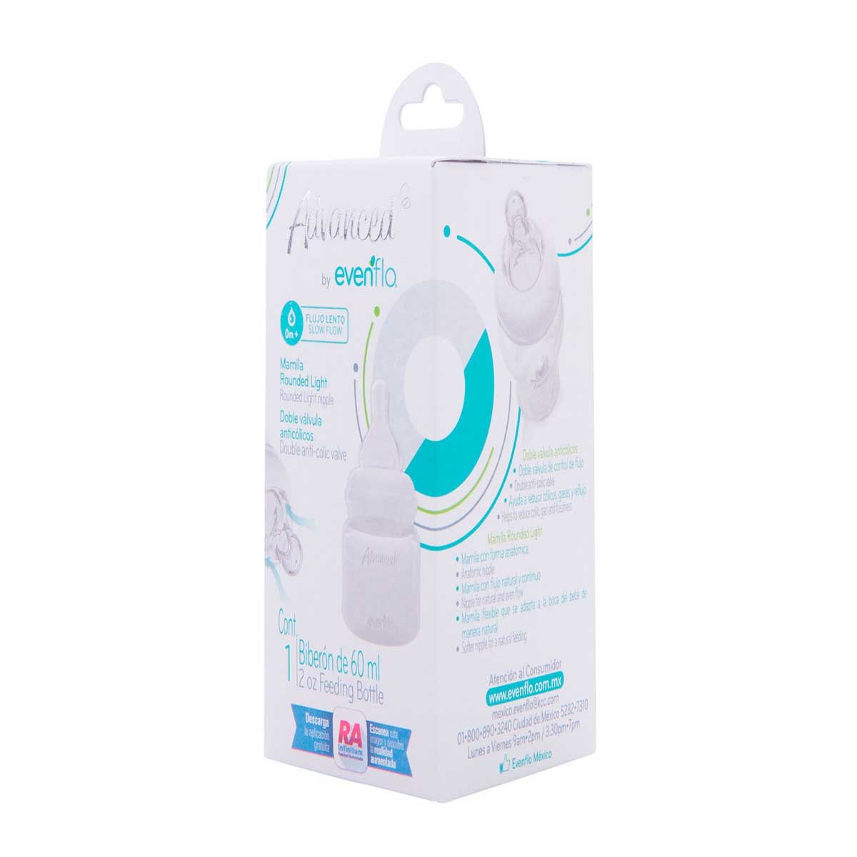 Biberon Advanced 2Oz Evenflo