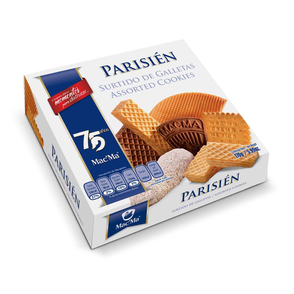 Galletas Surtido Parisién 170G Macma