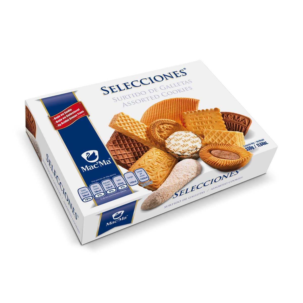 Galletas Selecciones 330 Gr Macma