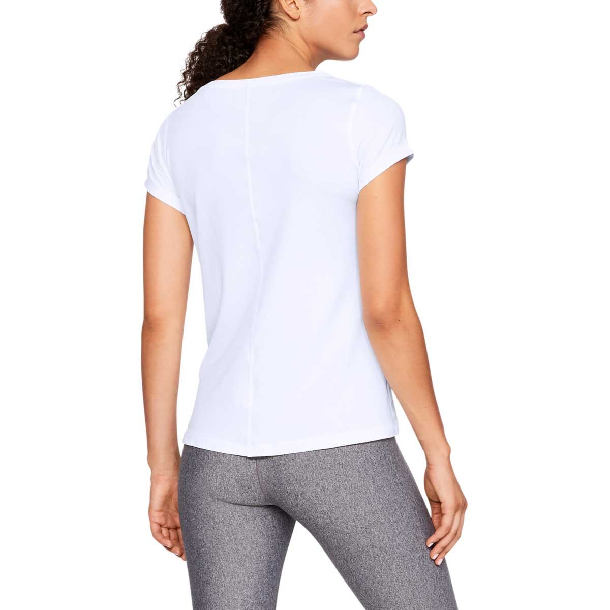 Playera Manga Corta Blanca Under Armour  para Mujer