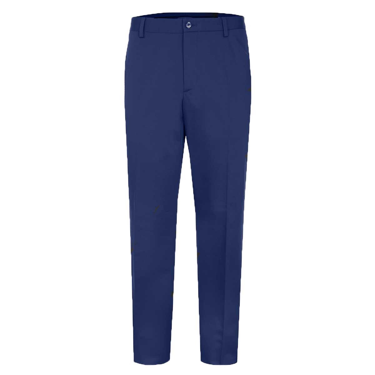 Pantalón de Vestir para Caballero Tela Fantasía Azul Medio Polo Club